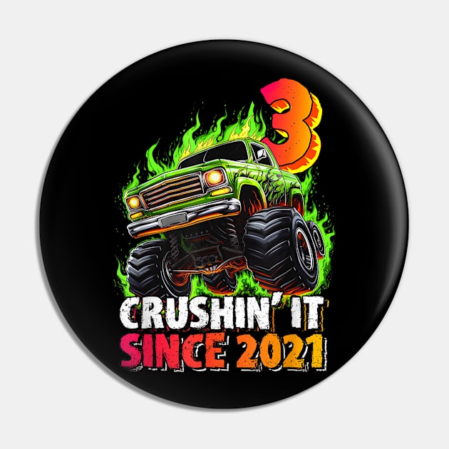 Monster Truck 3 Year Old Boys 3rd Birthday Party Born 2021 Pin by elmiragokoryan