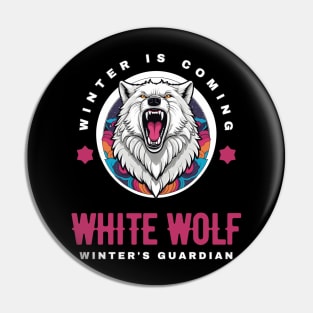 White Wolf Pin