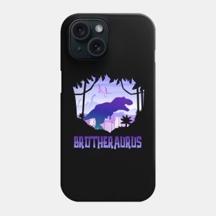 Brothersaurus T-Rex Brother Saurus Matching Phone Case