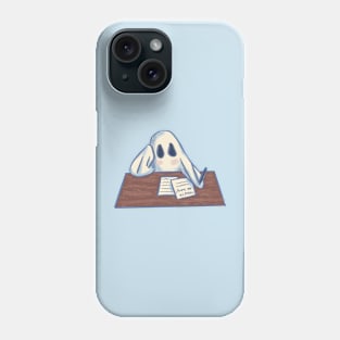 Ghostie Studying For Finals Phone Case