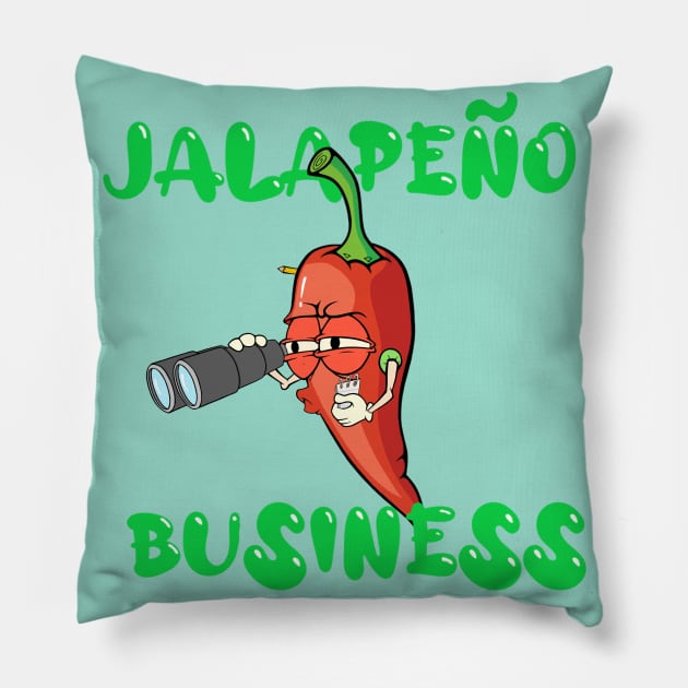 Jalapeno Business Pillow by EddieMan