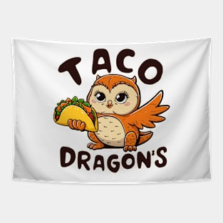 Taco Dragon's | Taco Lovers Funny Tapestry