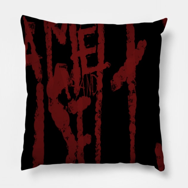 Nameless Pillow by knife vs face