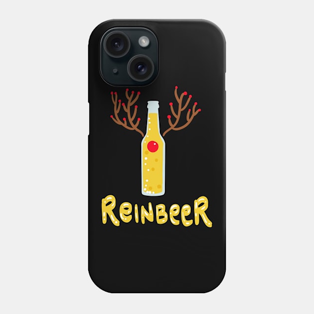 Beer Drinking Gift - Reindeer Reinbeer Phone Case by dennex85