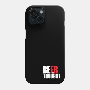 Beer for Thought - White Logo Phone Case