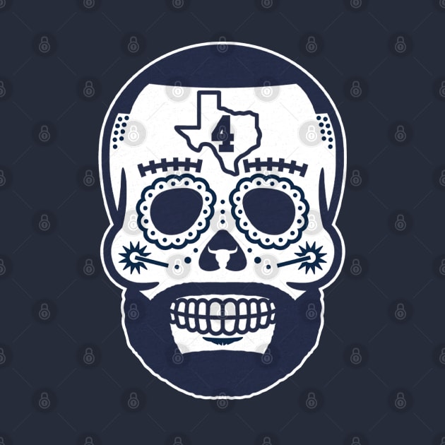 Dak Prescott Sugar Skull by Chunta_Design