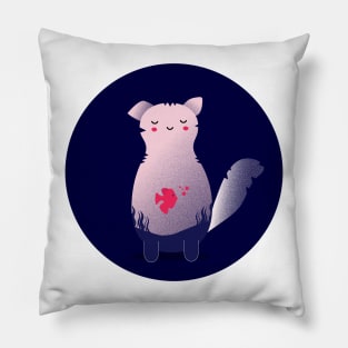 Fishyy cat illustration design - cute Pillow