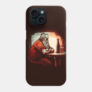 Santa Alcoholism Phone Case