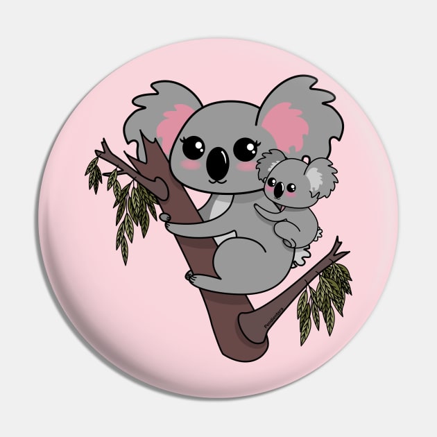 Kawaii koalas mother and baby Pin by Pendientera