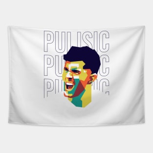 Pulisic on Wpap Style Tapestry