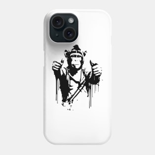 positive monkey Phone Case