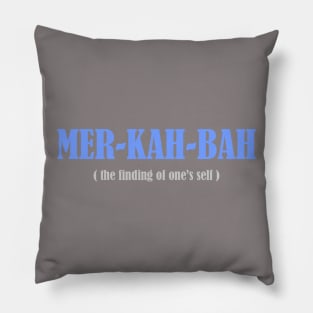 Mer-Kah-Bah  (the finding of one's self) Pillow