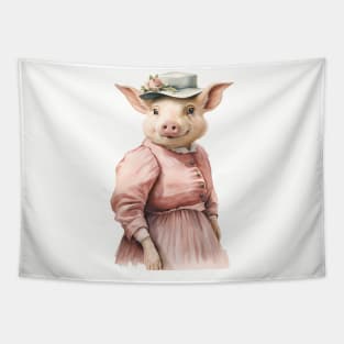 Mrs. Pig Tapestry