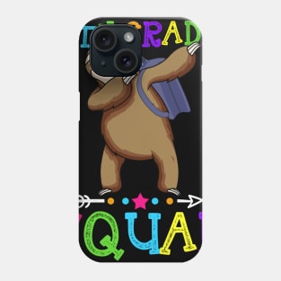 Sloth Team 4th Grade Squad Teacher Back To School Phone Case