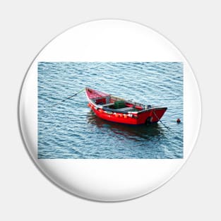 Red Fishing Boat Pin