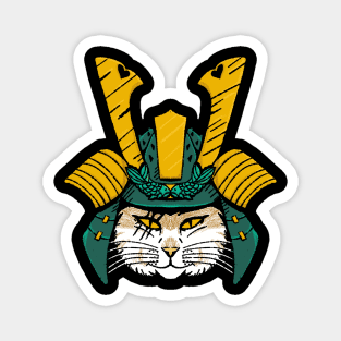 Samurai Neko Magnet