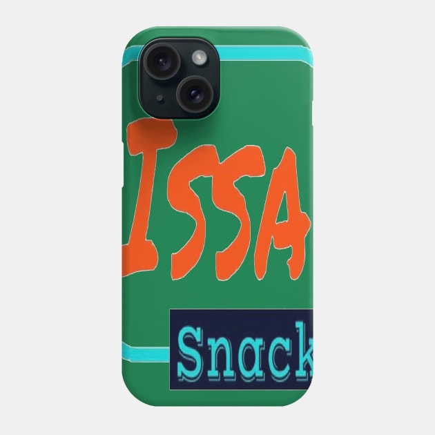 Issa Snack Logo (words) Phone Case by IssaSnackllc