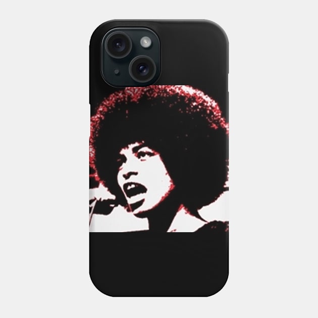 Angela Davis RESIST Phone Case by skittlemypony