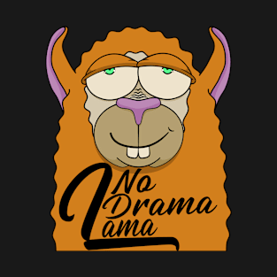 No Drama Llama Llama Shirt Alpaca Llama Animal T-Shirt