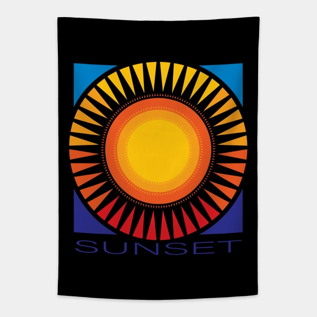 Into the Sunset Tapestry by wickedpretty