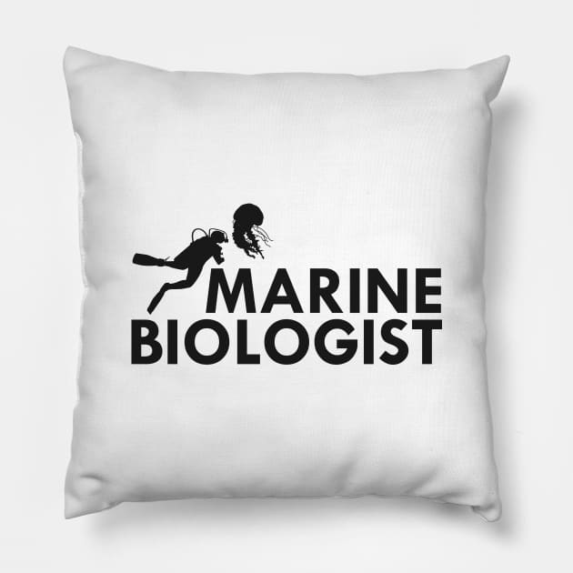 Marine Biologist Pillow by KC Happy Shop