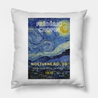 Chopin - Nocturne No. 20 Pillow