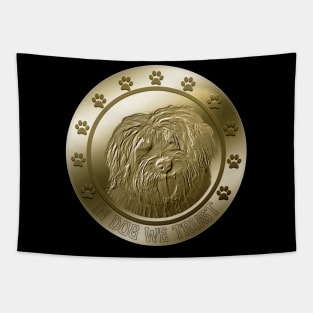 Havanese Coin Funny Currency Dog Tapestry