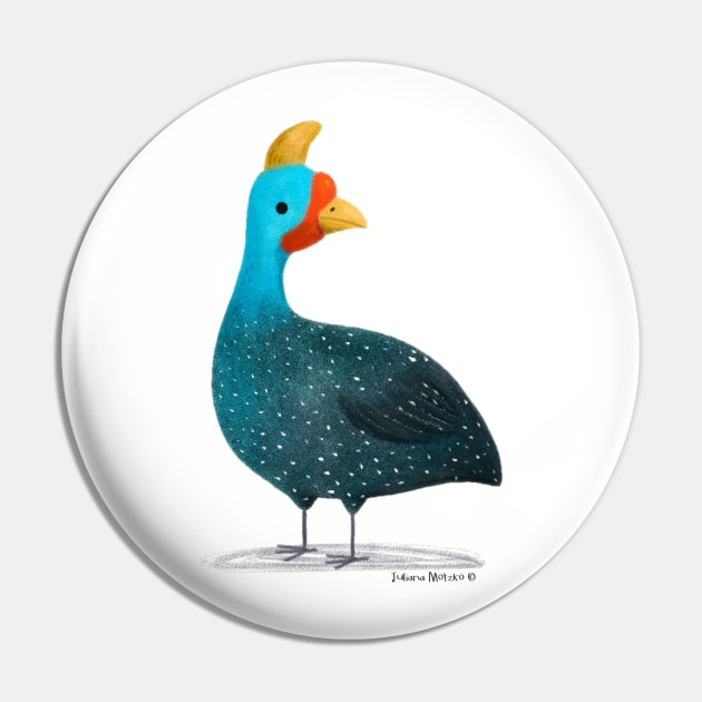 Guinea Fowl Pin by julianamotzko