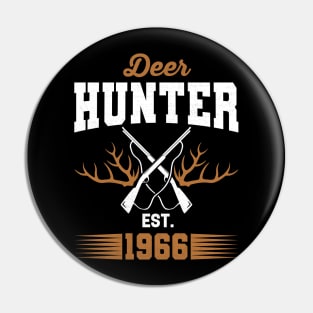 Gifts for 55 Year Old Deer Hunter 1966 Hunting 55th Birthday Gift Ideas Pin