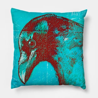 Red Raven Pillow