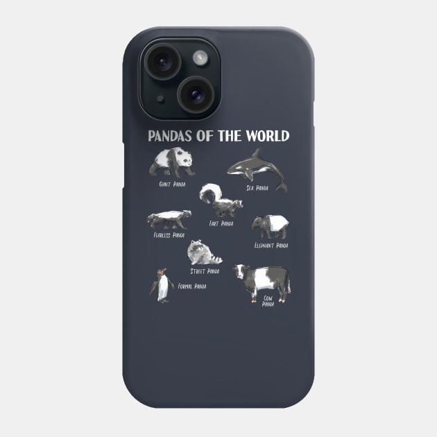 Funny Animals Panda of the World Pun Names for Kids, Men and Women Phone Case by Arteestic