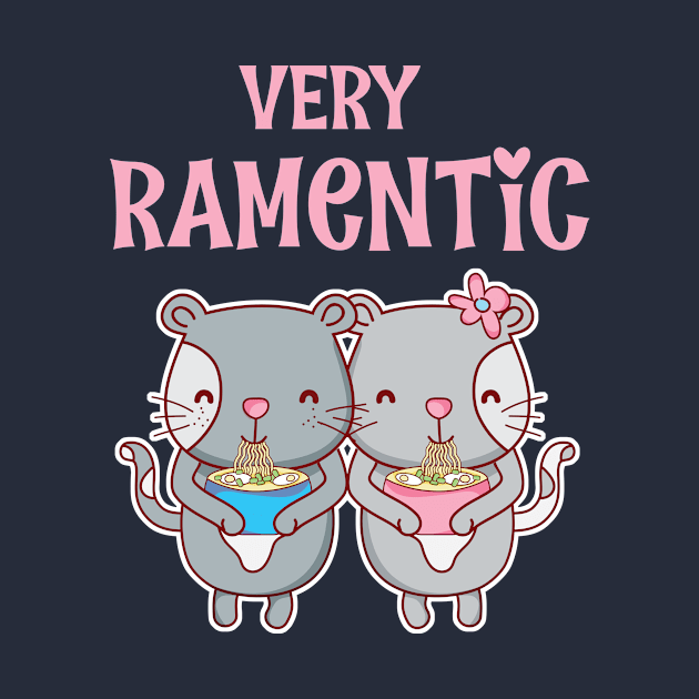 Ramentic Cats eating ramen soba noodles sweet by Antzyzzz