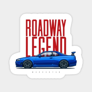 Roadway legend Magnet