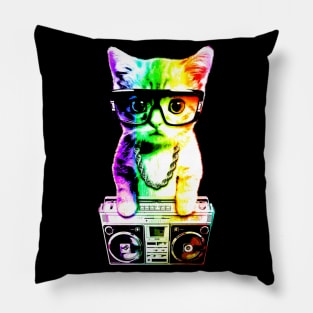 That Boombox Cat Pillow