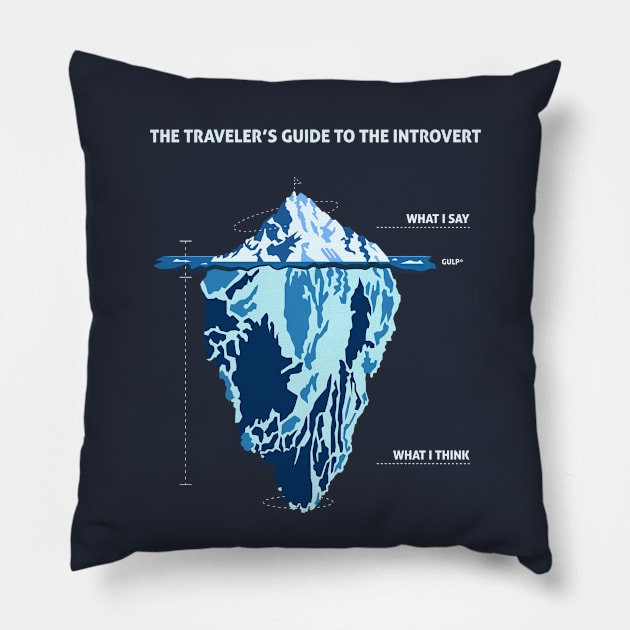 The Traveler's Guide to the Introvert Pillow by Plan8