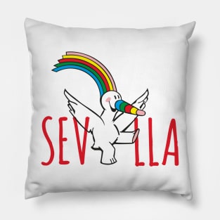 Sevilla retro retro expo 92 Seville Spain travel travelling tourism Expo 92 Pillow