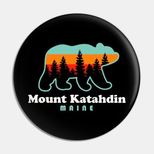 Mount Katahdin Trails Baxter State Park Maine Pin