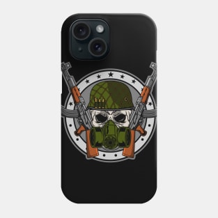 SKULL ARMY BADGE Phone Case