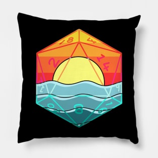 D20 Sunset Pillow