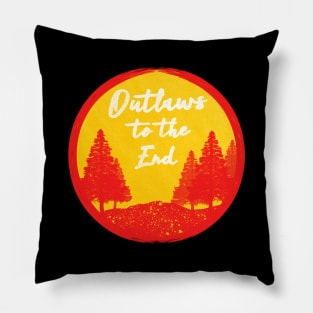 Outlaws to the end. Red Dead Redemption Fan Art Pillow