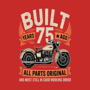 75th Birthday Day Gift Saying Age 75 Year T-Shirt