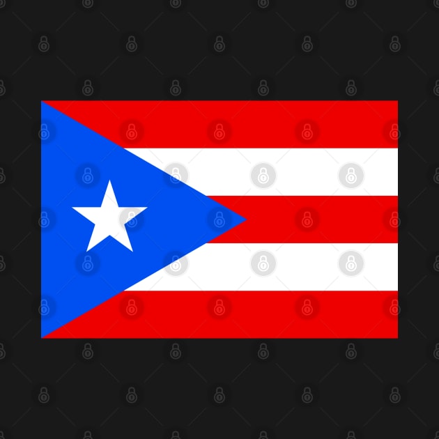 Flag of Puerto Rico by brigadeiro