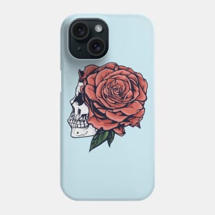 Rosy Skull Phone Case