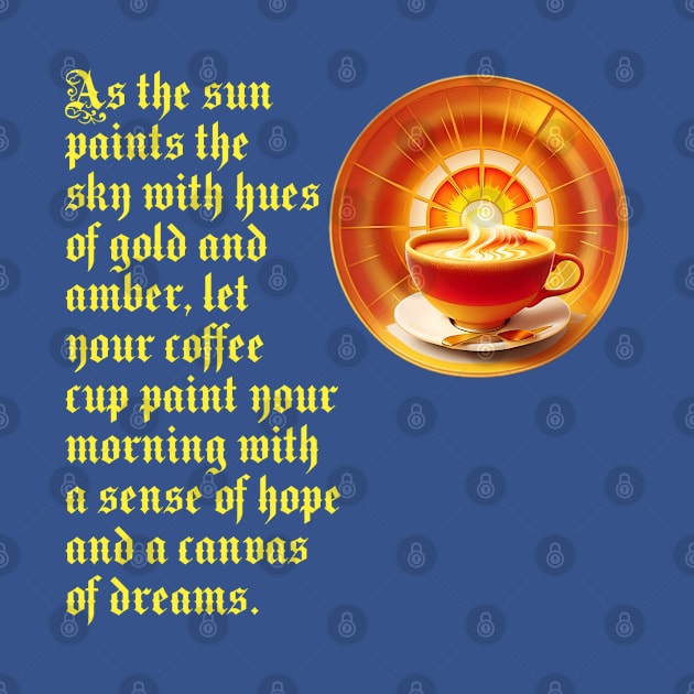 Start your day with a cup of hope and dreams ( For Sun And Coffee Lovers) by Inspire Me 