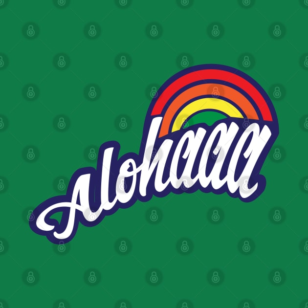 Aloha Hawaiian Rainbow by eighttwentythreetees