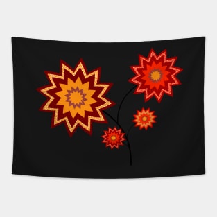 Red flowers Tapestry