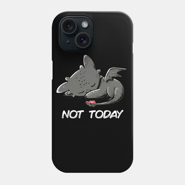 Not Today (Dark) Phone Case by eduely