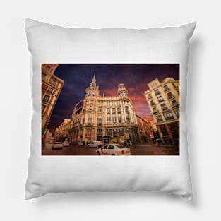 plaza canalejas. madrid Pillow