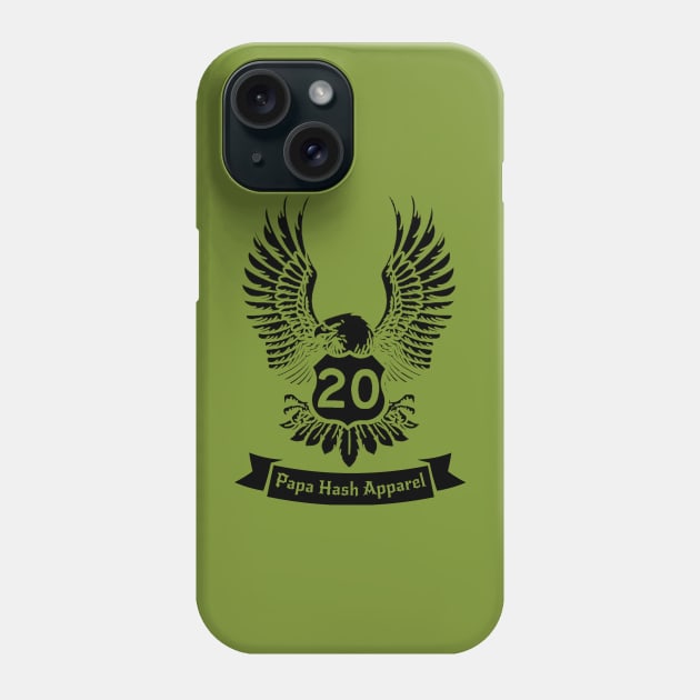Papa Hash Apparel: 20 Eagle Phone Case by Papa Hash's House of Art