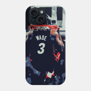 Dwyane Wade Inside the Basket Phone Case